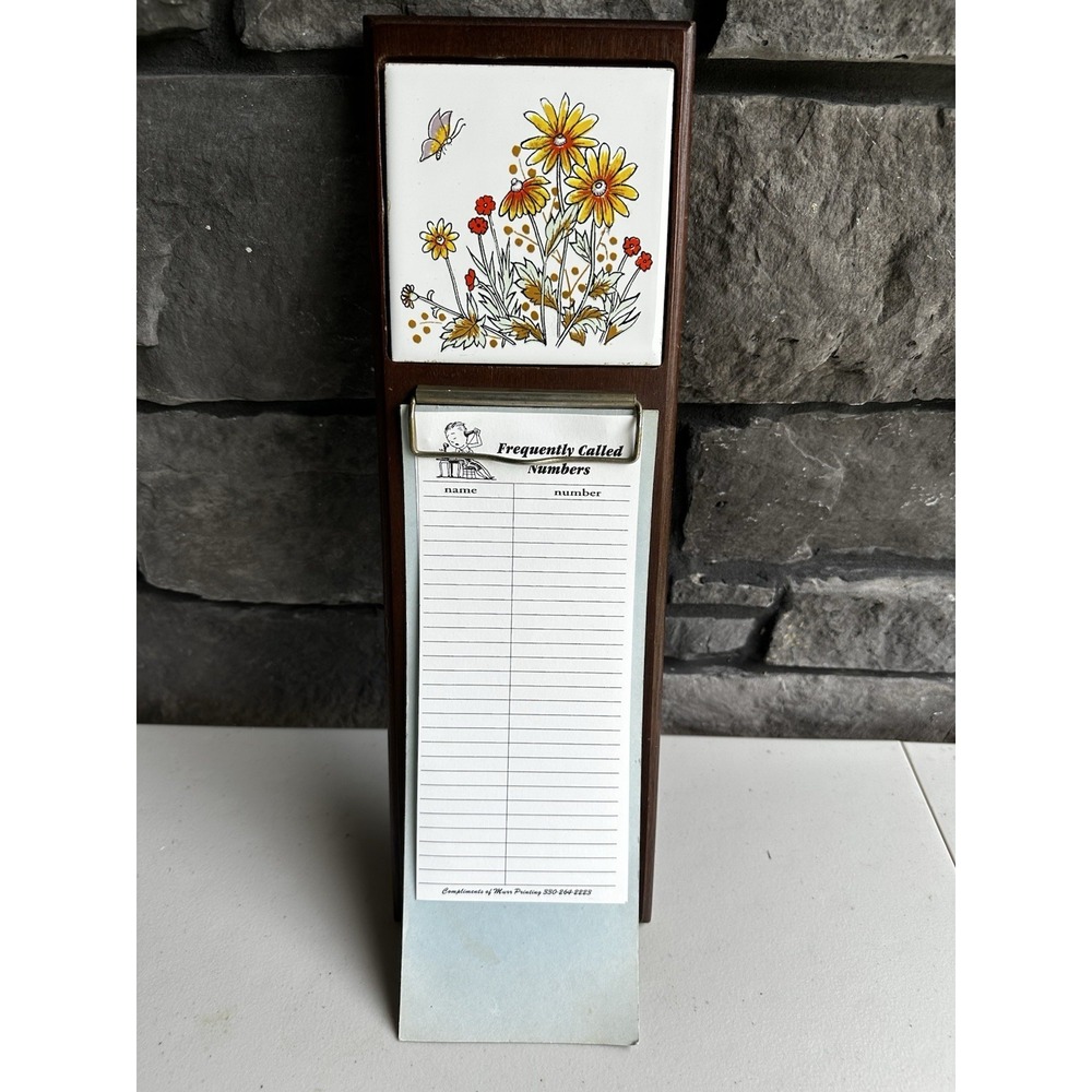 Vintage Wooden Wall Note Message Board Clipboard Grocery List Cottagecore Granny